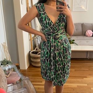 Printed DVF Dress